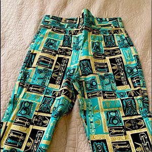 PUG clothing tiki style crop pants